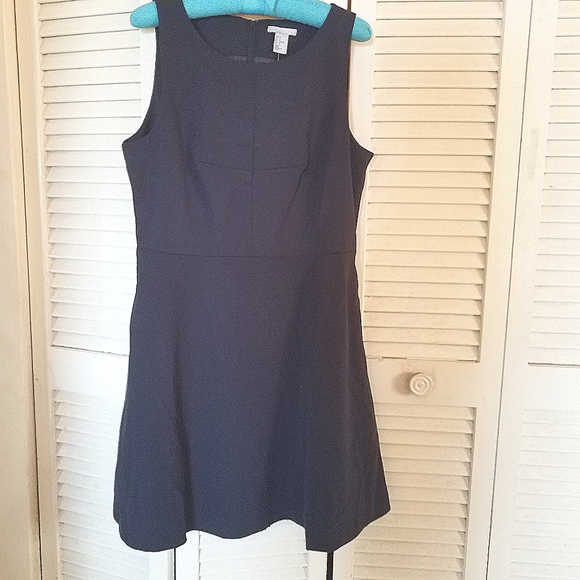 H&M Dresses & Skirts - H&M Fit and Flare Navy Blue Lined Dress